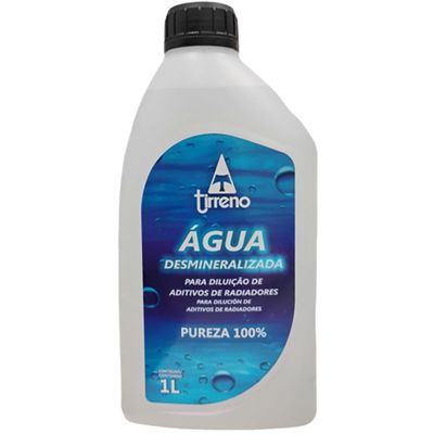 Kit 2L Aditivo de Radiador Concentrado + 3L Água Desmineralizada Tirreno