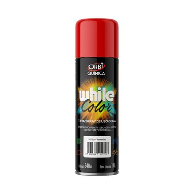 Tinta Spray Cor Vermelho Orbi 340ml - 220g