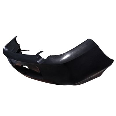 Parachoque Traseiro Preto Liso Chevrolet Prisma 2007 até 2012