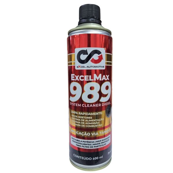 Descarbonizante Excel Max System Cleaner 989 Diesel - 600ml