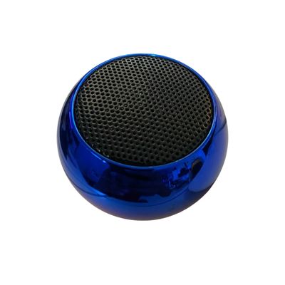 Mini Caixa Som Metalizada Bluetooth BT AL2022 Azul - Altomex