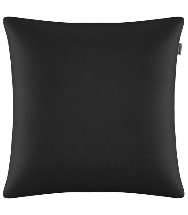 Capa De Almofada Couro Eco Adomes Preto UN / Preto