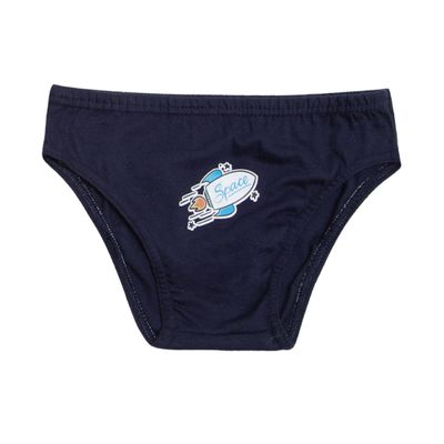 Kit 3 Cuecas Slip Infantil Select Unica 4 / Unica