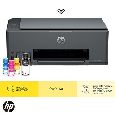 Impressora Multifuncional HP Smart Tank 584 Cinza / Bivolt