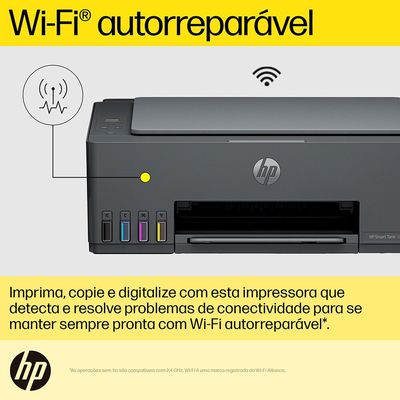Impressora Multifuncional HP Smart Tank 584 Cinza / Bivolt