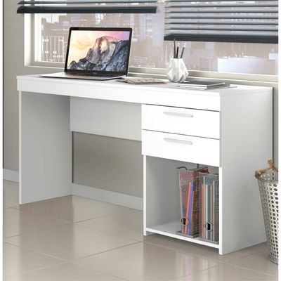 Mesa para Computador Notável Office com 2 Gavetas - 51015 Branco