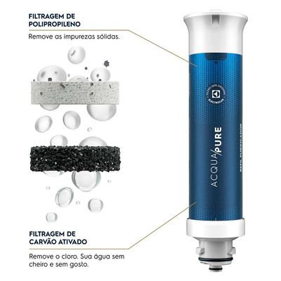 Purificador de Água Electrolux Efficient, 3 Níveis, Eletrônico, Branco - PE15B Branco / Bivolt