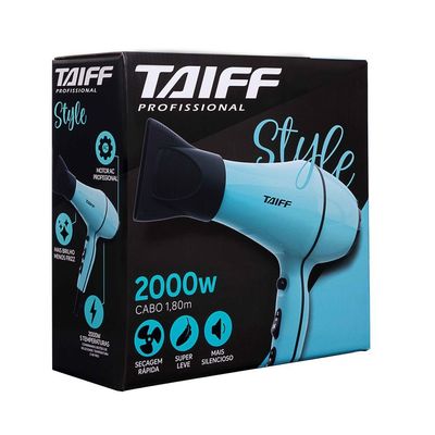 Secador de Cabelos Taiff Style 2000W Azul Azul / 220V