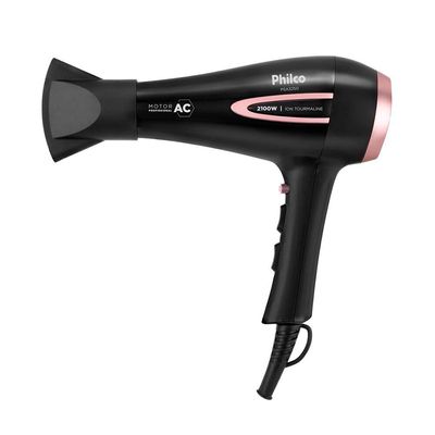 Secador De Cabelos Philco PSA3250 Íons Tourmaline 2100w Preto / 110V