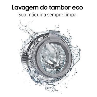 Lava e Seca Samsung Ecobubble 11 Kg Smart Check WD11A Branco / 110V