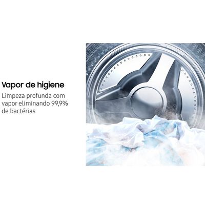Lava e Seca Samsung Ecobubble 11 Kg Smart Check WD11A Branco / 110V