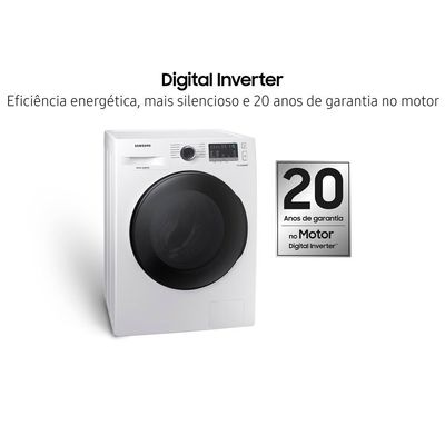 Lava e Seca Samsung Ecobubble 11 Kg Smart Check WD11A Branco / 110V