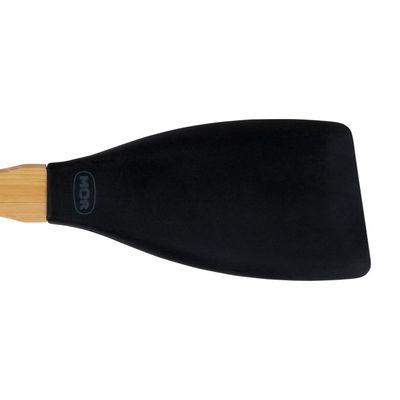 Espátula Silicone e Bamboo Preto