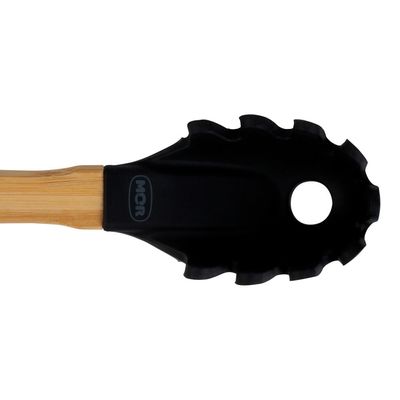Garfo Massa Silicone e Bamboo Preto