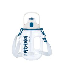 Garrafa Fitness Alça Branca 1,8 Litros Garrafa Fitness Alça Branca 1,8l
