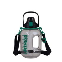 Garrafa Fitness Alça Preta 1,8 Litros Garrafa Fitness Alça Preta 1,8l