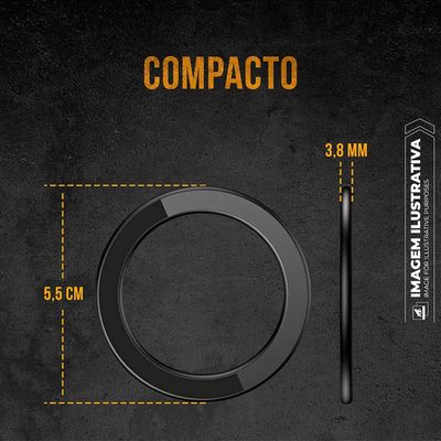 Anel de Parede Magnético MagSafe - Compatível com capas Magsafe - Victus - Gshield