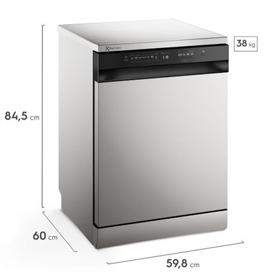 Lava-louças Electrolux LS14E 14 Serviços Inox 220V 24601TBE286