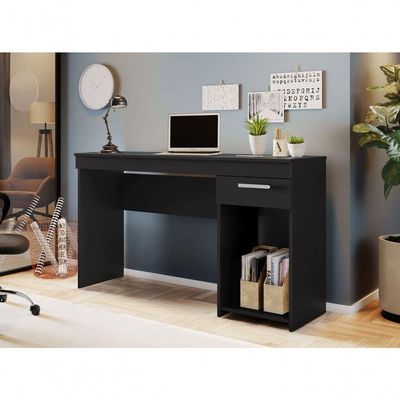Mesa Para Computador Office Officia Preto - Moveisaqui