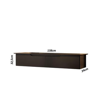 Rack Suspenso Eros Preto