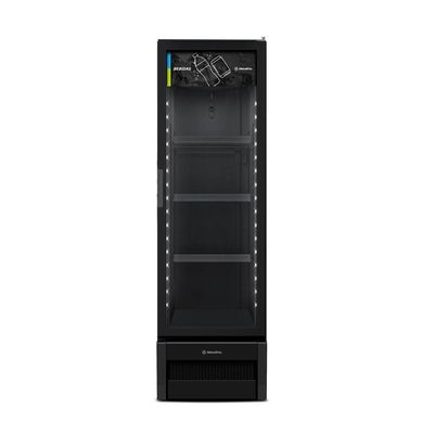 Visa Cooler Refrigerador Multiuso Expositor Vertical 296l Vb28rh All Black 220v - Metalfrio 220v