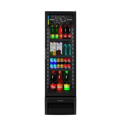 Visa Cooler Refrigerador Multiuso Expositor Vertical 296l Vb28rh All Black 220v - Metalfrio 220v