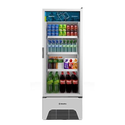 Visa Cooler Refrigerador Expositor De Bebidas Vertical 2 A 8ºc 370l Vb40al 127v Branco 127v