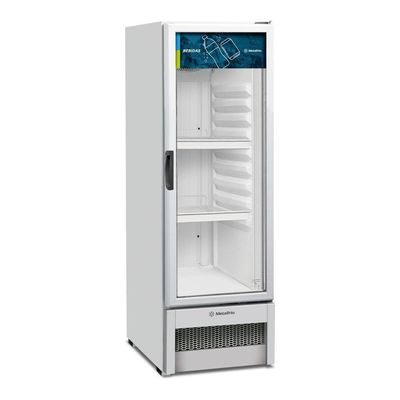 Visa Cooler Refrigerador Expositor Multiuso Porta Vidro 235l Vb25r Metalfrio 127v 127v