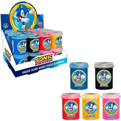 2X SLIME GELELÉ SONIC COM DISCO SURPRESA - 152G - SORTIDO