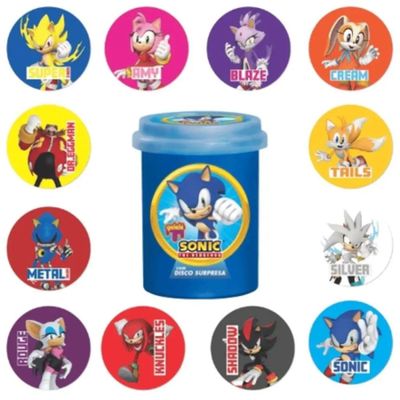3X SLIME GELELÉ SONIC COM DISCO SURPRESA - 152G - SORTIDO