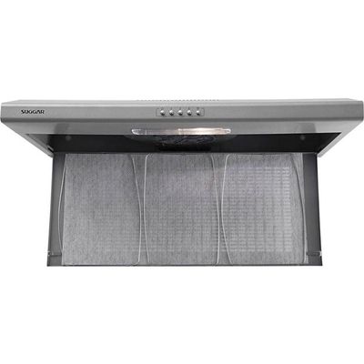 Depurador De Ar Slim 60 Cm Prata Suggar 220V
