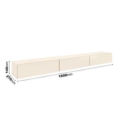 Rack Suspenso Dior 1.6 Off White - Edn Moveis