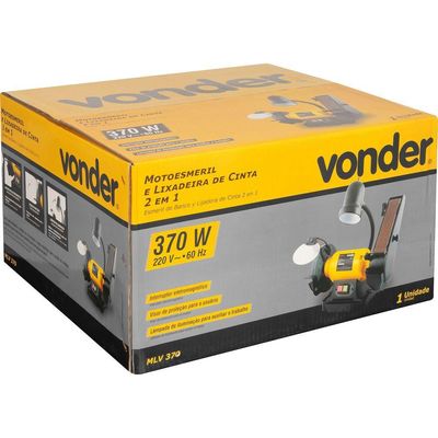 Motoesmeril E Lixadeira 2 Em 1 Mlv370 Vonder 220V
