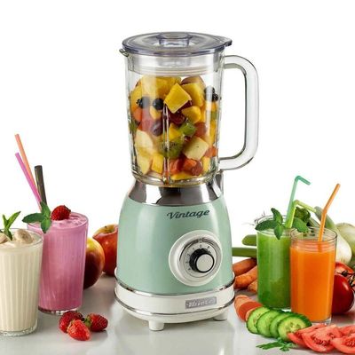 Liquidificador Ariete Vintage Verde 1000w Copo De Vidro 1,5L Linha Retrô 583 220V