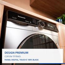 Lava e Seca Intuitive+ Panasonic 13kg/8kg Max Wash Função Vapor+ NA-S26MK1LBZ 110V