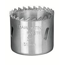 Serra Copo Diamantada 114 Mm 4.1/2" Com Dente De Metal Duro E Aço Especial Cromado