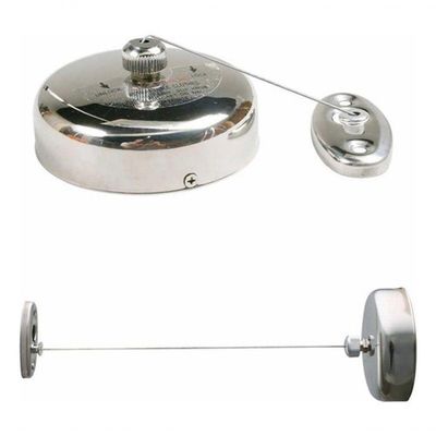 Varal Parede Pratico Retrátil 187,5 Cm Inox Ajustável Aço