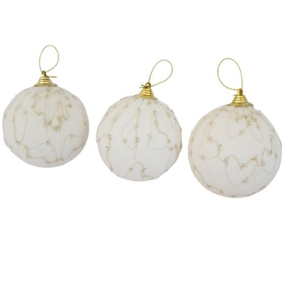 Bolas De Natal Kit Com 3 Unid 3 Pçs