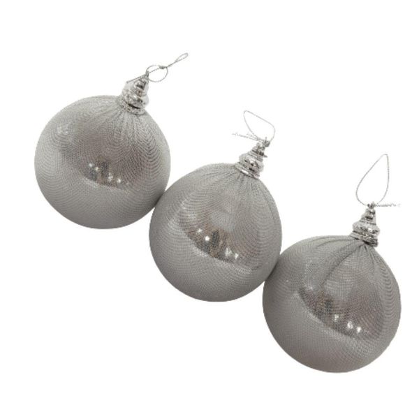 Bolas De Natal Kit Com 3 Unid. Kit 3 Pçs.