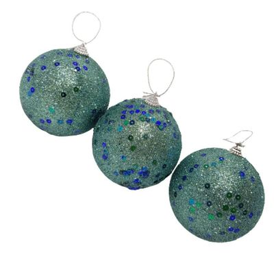 Bola De Natal Kit Com 3 Unidades Kit 3 Pçs.