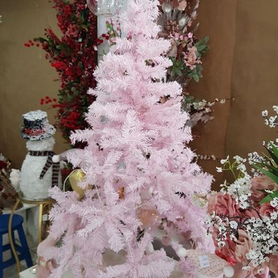 Árvore De Natal Rosa 1,50 Metros De Altura Rosa