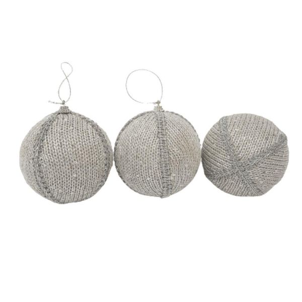 Bola De Natal Kit Com 3 Unidades Kit 3 Pçs.