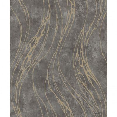 Papel De Parede Time Abstrato Chumbo Tj3102