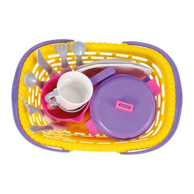 Cestinha Infantil Kit Minhas Louças Tateti Sortido - 0292