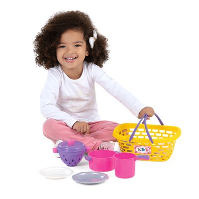 Cestinha Infantil Kit Minhas Louças Tateti Sortido - 0292