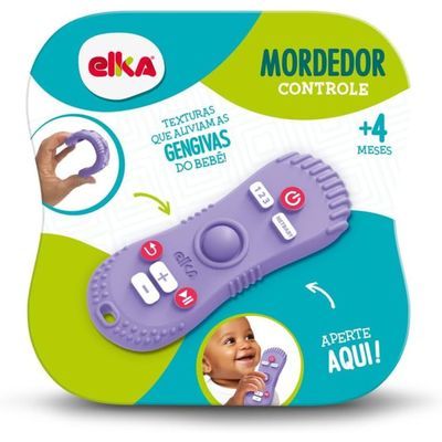 Mordedor Controle Tv Lilás Elka - 1263