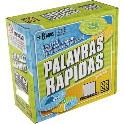 Jogo Palavras Rápidas - Grow 04682