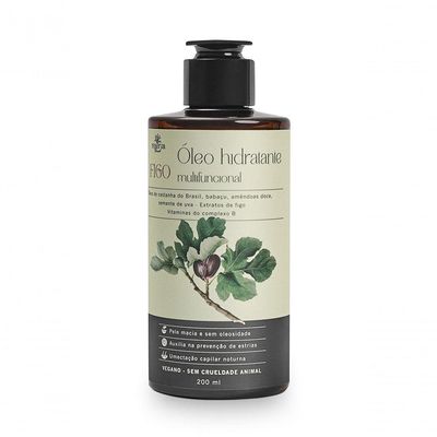 Óleo Hidratante Multifuncional Vegano Figo 200ml