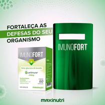Imunofort Wellmune Vitaminas 250mg Maxinutri 60 Capsulas