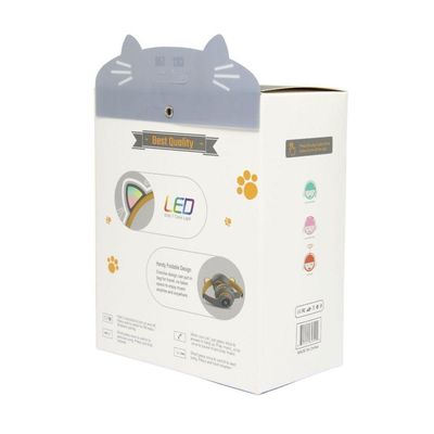 Cat Ear Headphone Led Ct-66 Cor Amarelo